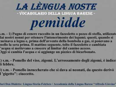 I termini dimenticati del dialetto barese